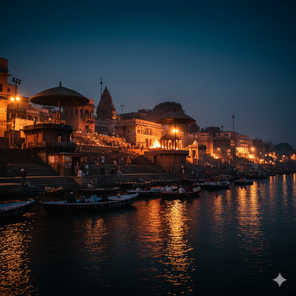 Cityscape with overlay