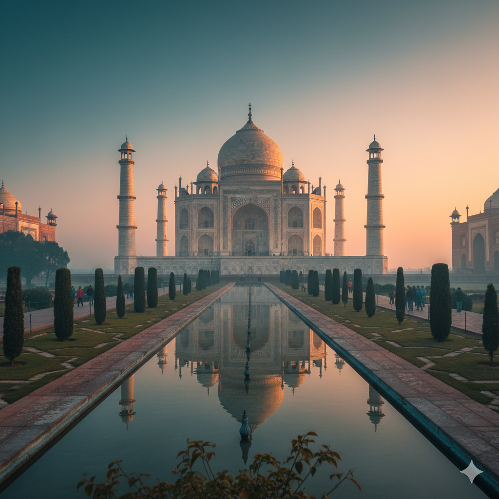 Cityscape with overlay